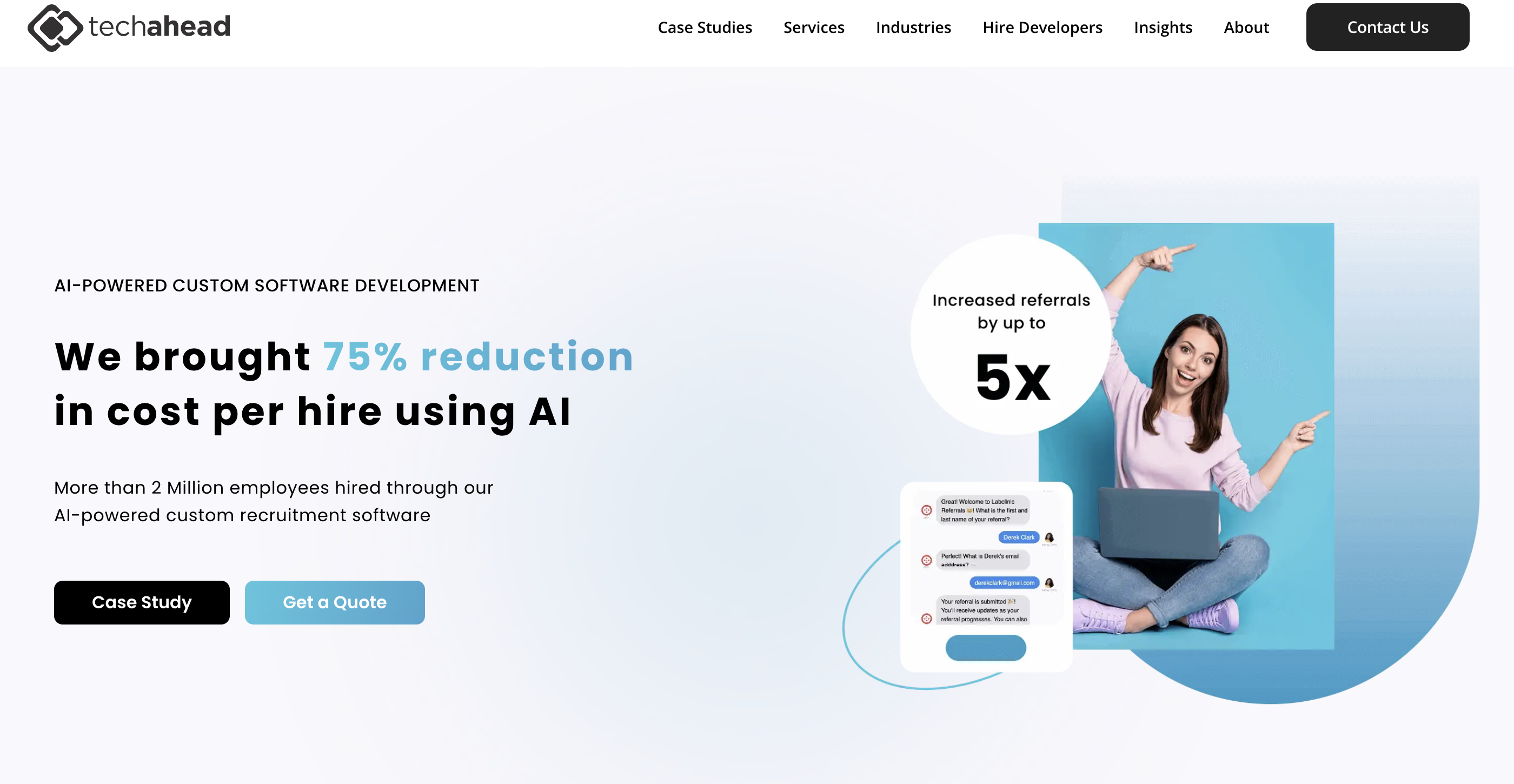 TechAhead Homepage